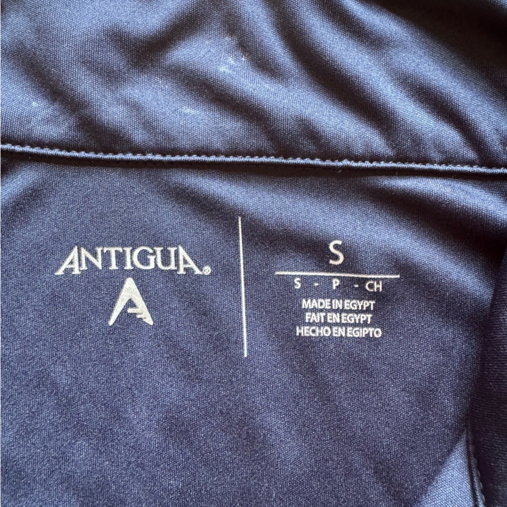 Indiana Pacers Antigua Blue Quarter-Zip Sweater - Picture 2 of 2